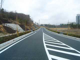 Permeable Asphalt Pavement　AQUA PERVIOUS