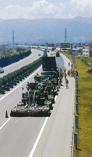 Hot In-place (In situ) Recycling　SURFACE RECYCLING