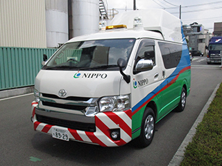 レーザーカメラによる路面性状測定　多機能路面性状測定システム